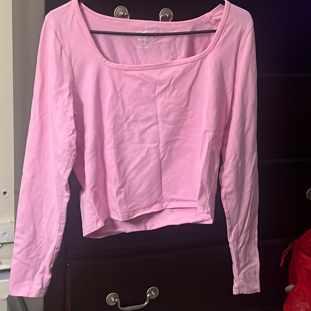 Hollister Long Sleeve Crop Top